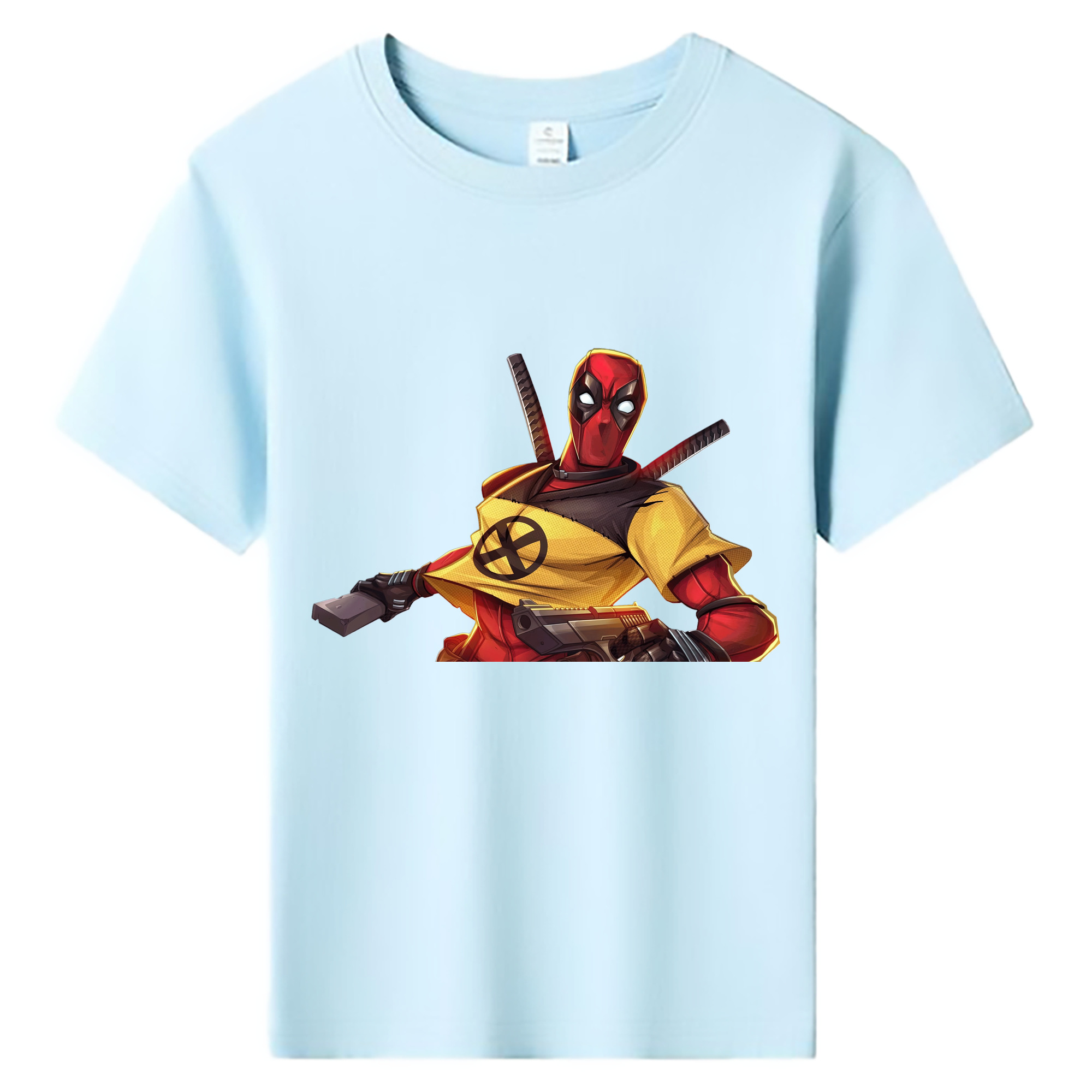 （画像用） Deadpool デッドプール 綿100％キッズTシャツ（フロントプリント）